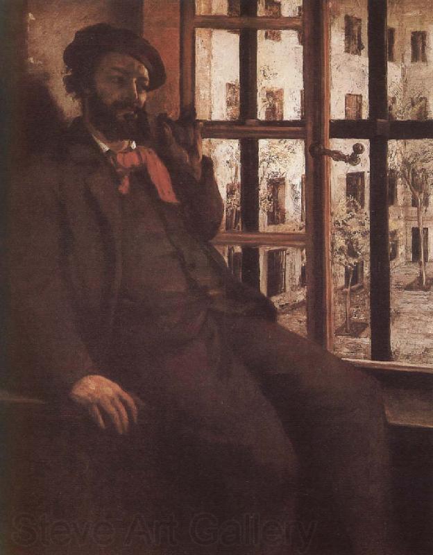 Gustave Courbet Self-Portrait Norge oil painting art